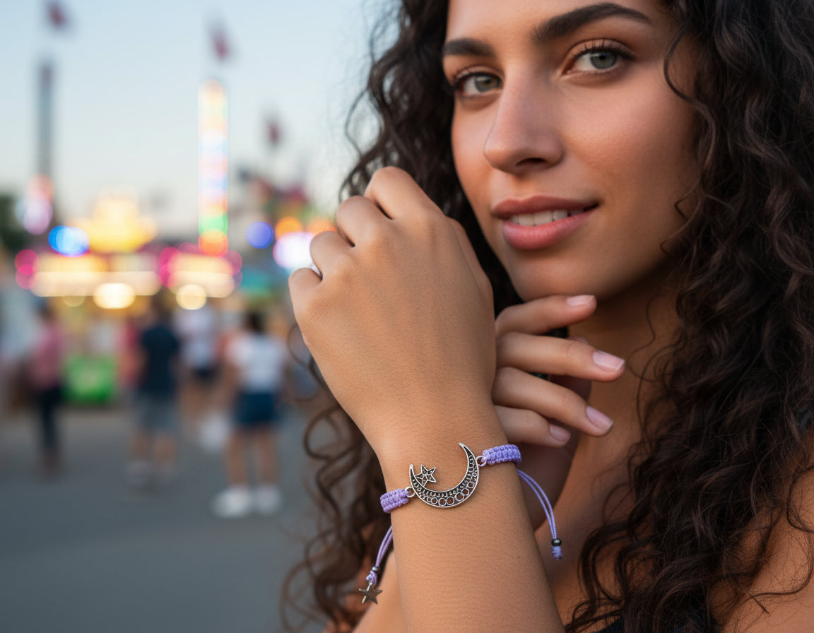 Pulsera Luna macramé