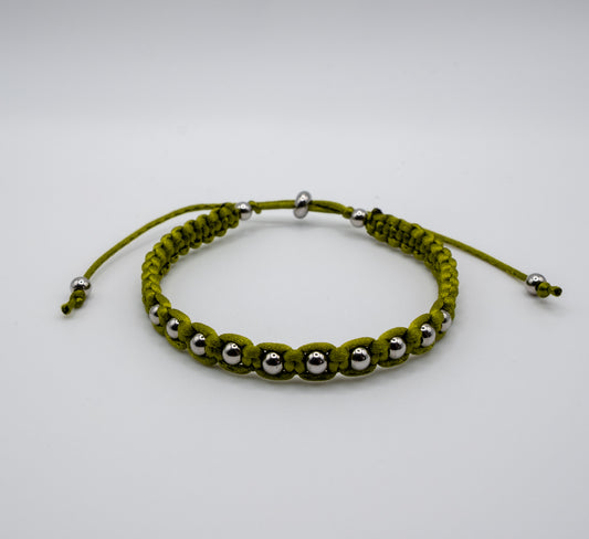 Pulsera Satin Verde Oliva