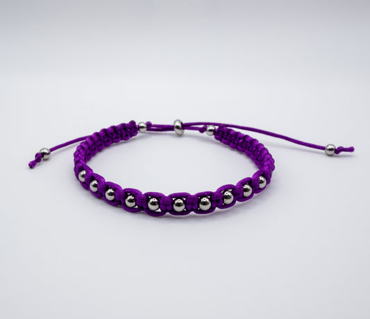 Pulsera Satin Lila