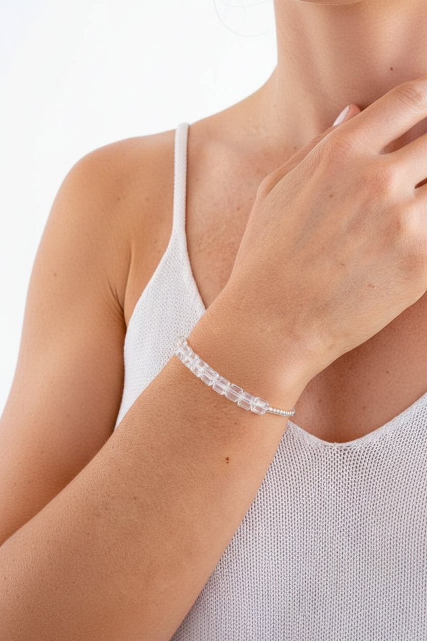 Pulsera Borealis Transparente