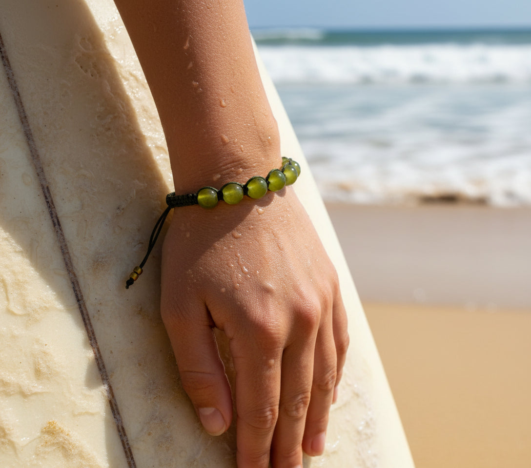 Pulsera Sfera Verde Militar