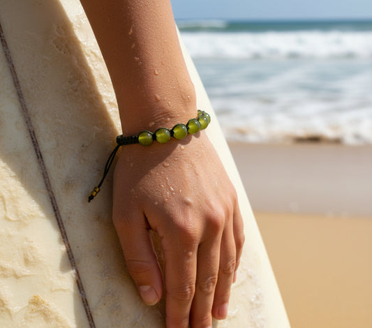 Pulsera Sfera Verde Militar