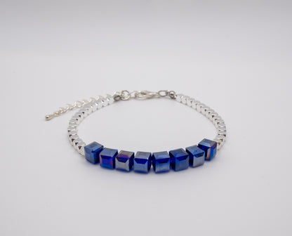 Pulsera Borealis Azul Oscuro