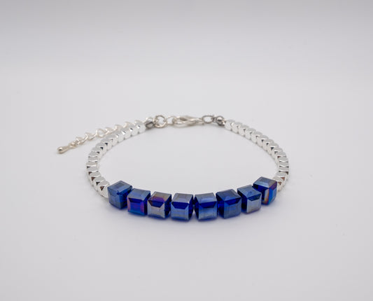 Pulsera Borealis Azul Oscuro