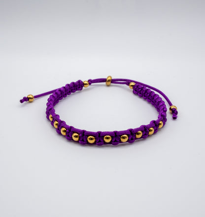 Pulsera Satin Lila