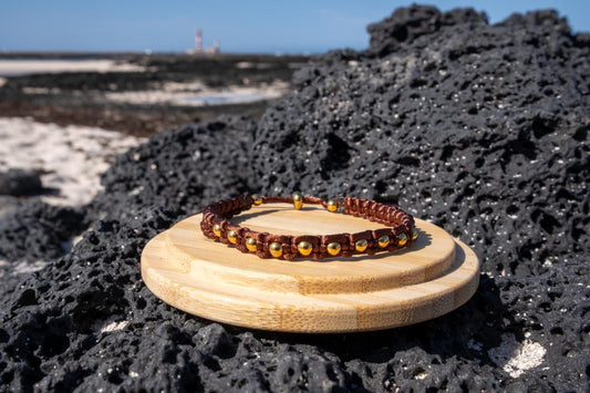 Pulsera Satin Marrón