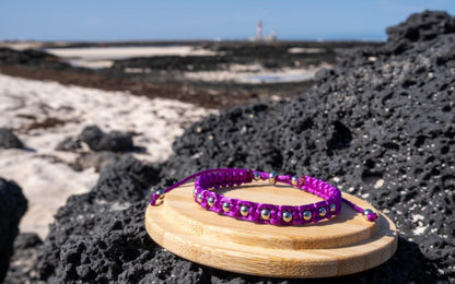 Pulsera Satin Lila