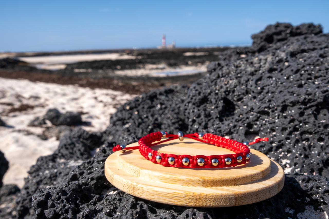 Pulsera Satin Rojo