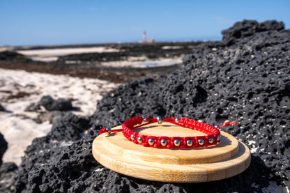 Pulsera Satin Rojo